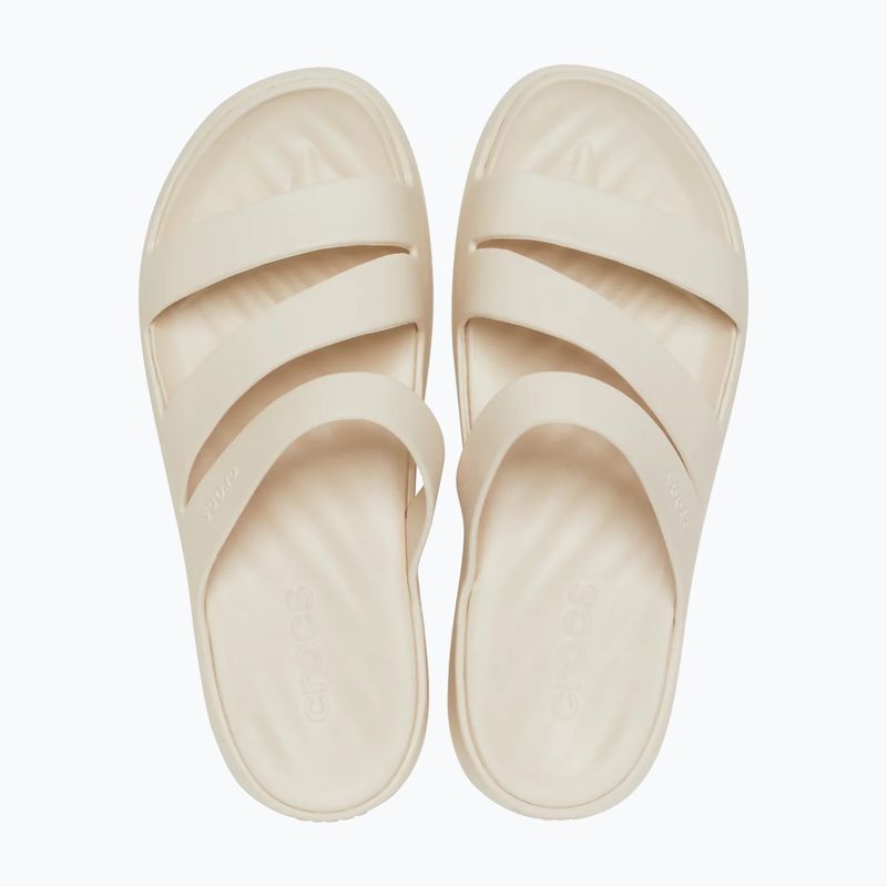 Infradito Crocs Getaway Strappy in stucco 4