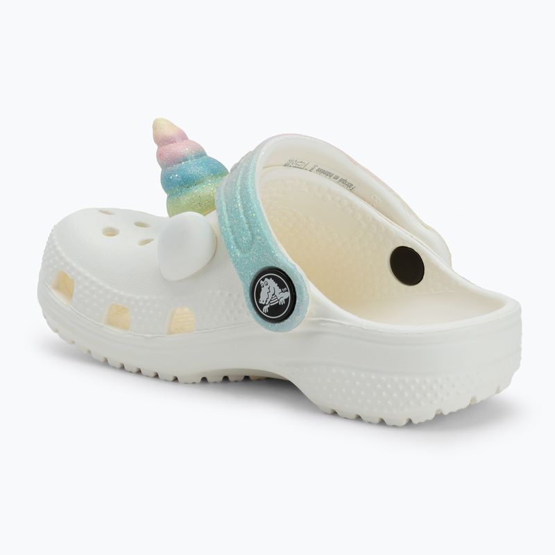 Crocs Classic IAM Rainbow Unicorn CgT gesso infradito per bambini 4