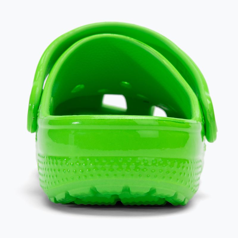 Crocs Classic Neon Highlighter Clog Bambini infradito verde melma 7