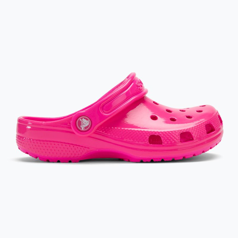 Crocs Classic Neon Highlighter Clog rosa crush infradito per bambini 3