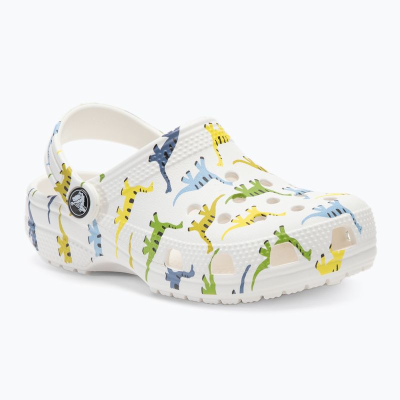 Crocs Classic Character Print Clog Infradito per bambini con dinosauri 2