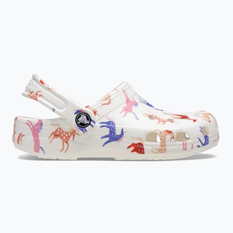 Crocs Classic Character Print Clog Infradito unicorno per bambini 10