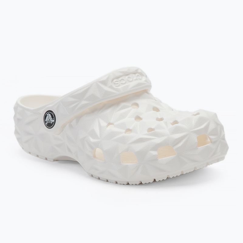 Crocs Classic Geometric Clog Bambini infradito bianco
