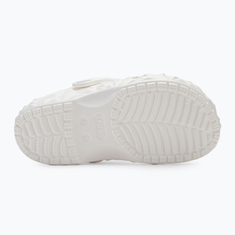 Crocs Classic Geometric Clog Bambini infradito bianco 5