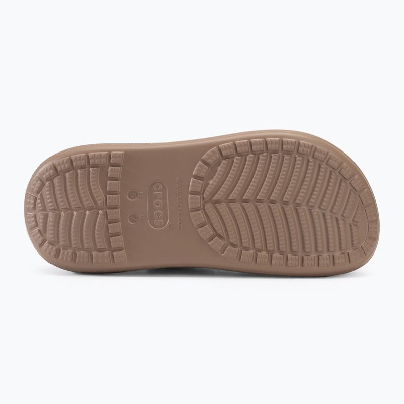 Crocs Classic Crush Clog Ciabatte latte 5