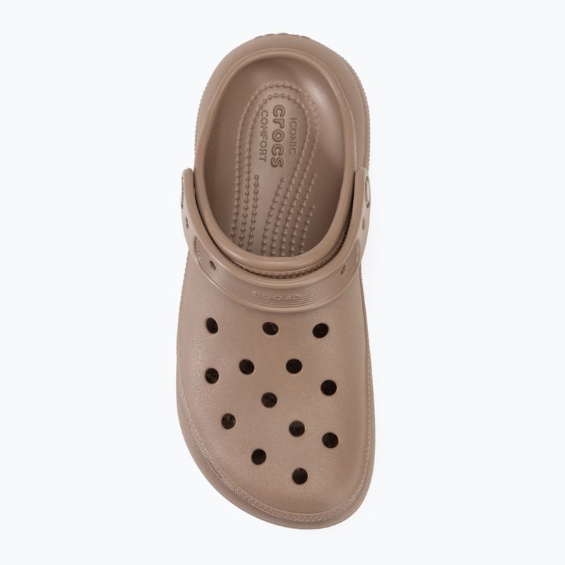 Crocs Classic Crush Clog Ciabatte latte 6