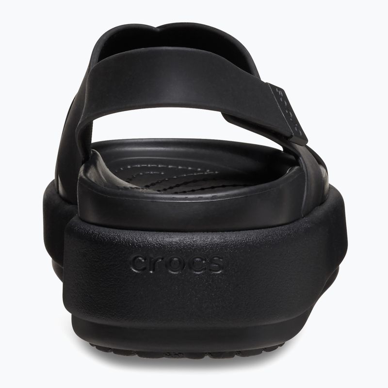 Sandali Crocs Brooklyn Luxe Cross Strap donna nero 10