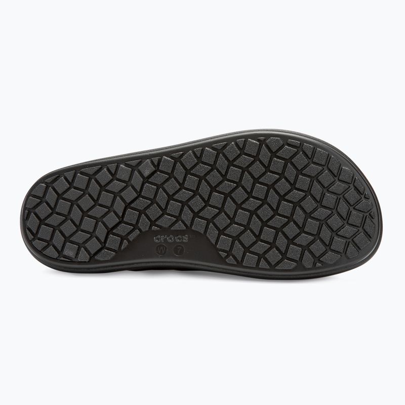 Sandali Crocs Brooklyn Luxe Cross Strap donna nero 4
