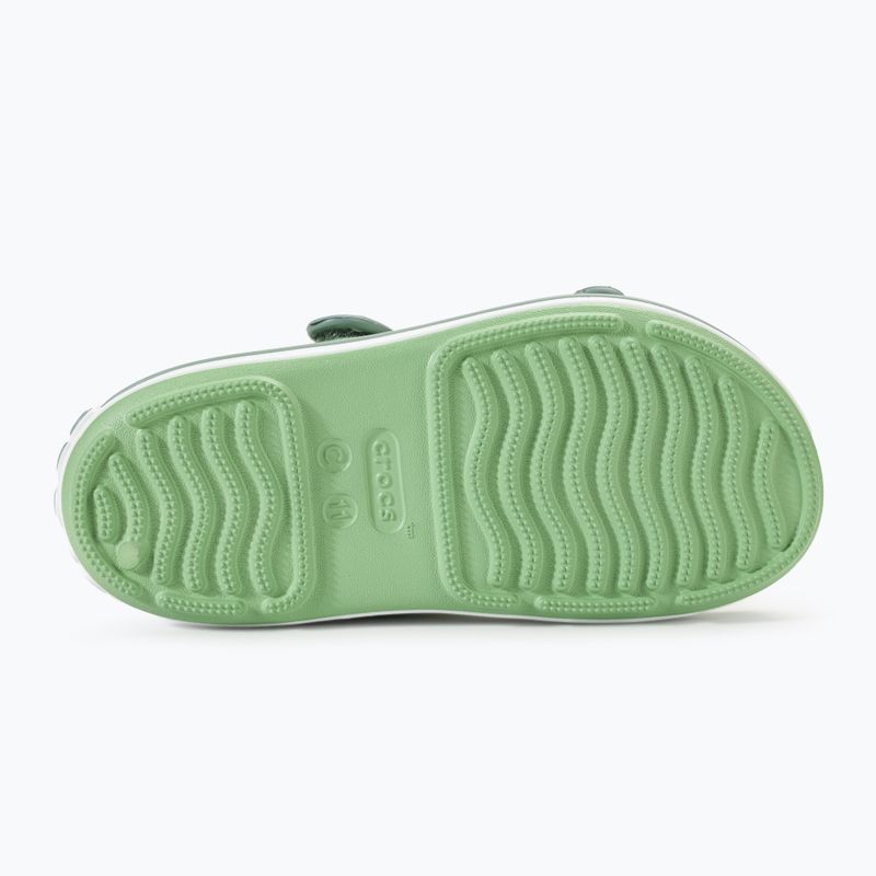 Crocs Crocband Cruiser Bambini sandali verde chiaro/verde polvere 4