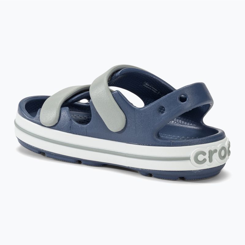 Crocs Crocband Cruiser Bambini sandali blu bijou/grigio chiaro 3