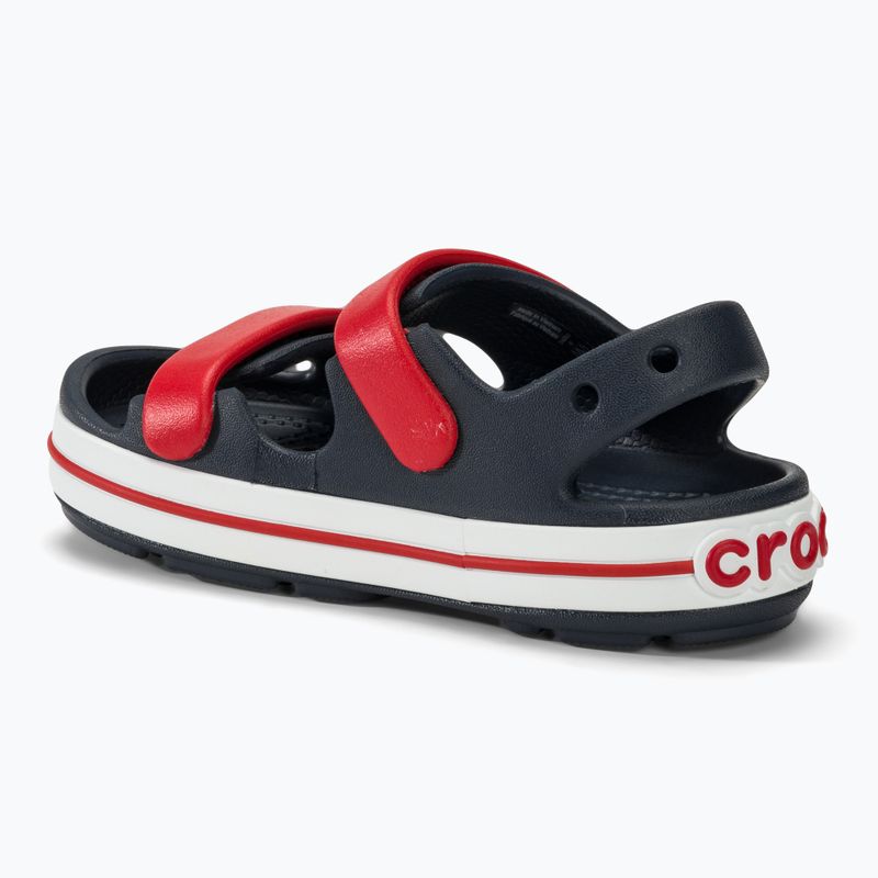 Crocs Crocband Cruiser Bambini sandali navy/varsity red 3