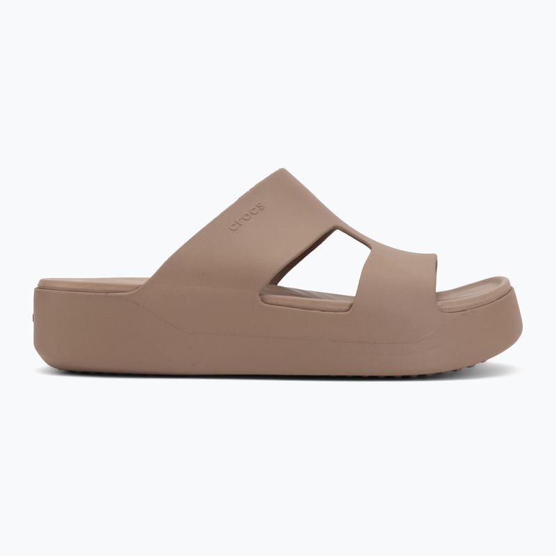Ciabatte da donna Crocs Gateway Platform H-Strap latte 2