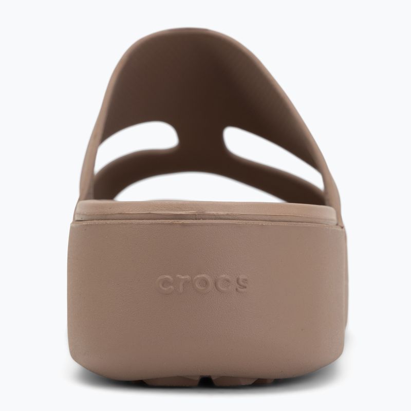 Ciabatte da donna Crocs Gateway Platform H-Strap latte 6