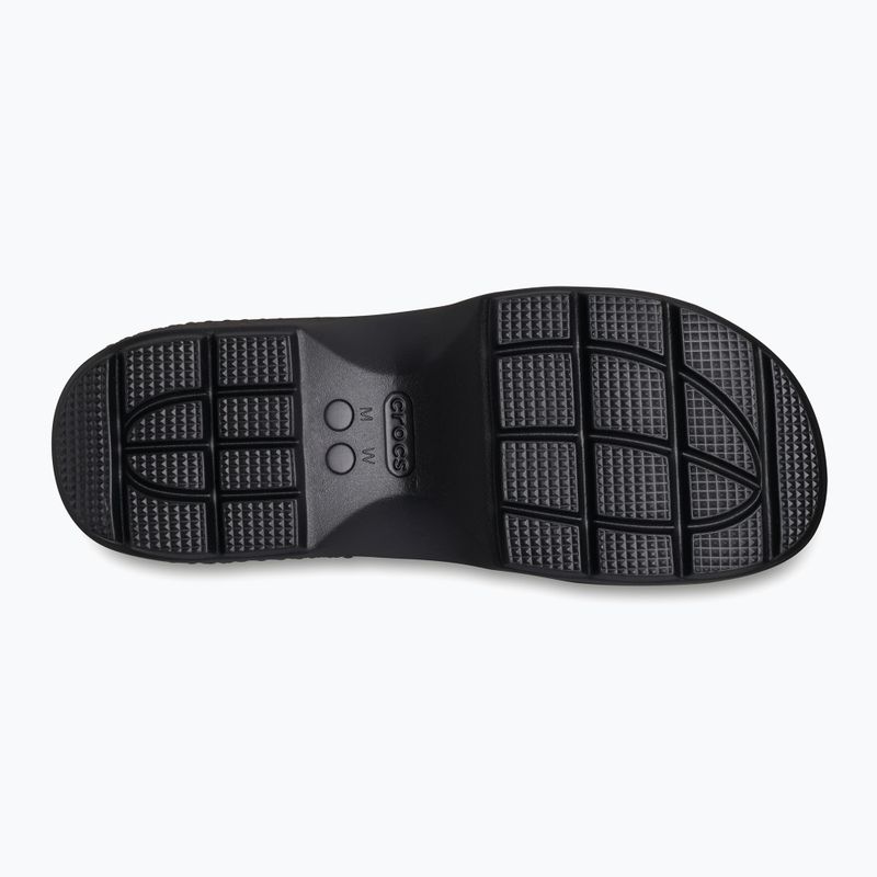 Crocs Stomp Fisherman Sandal donna nero 3