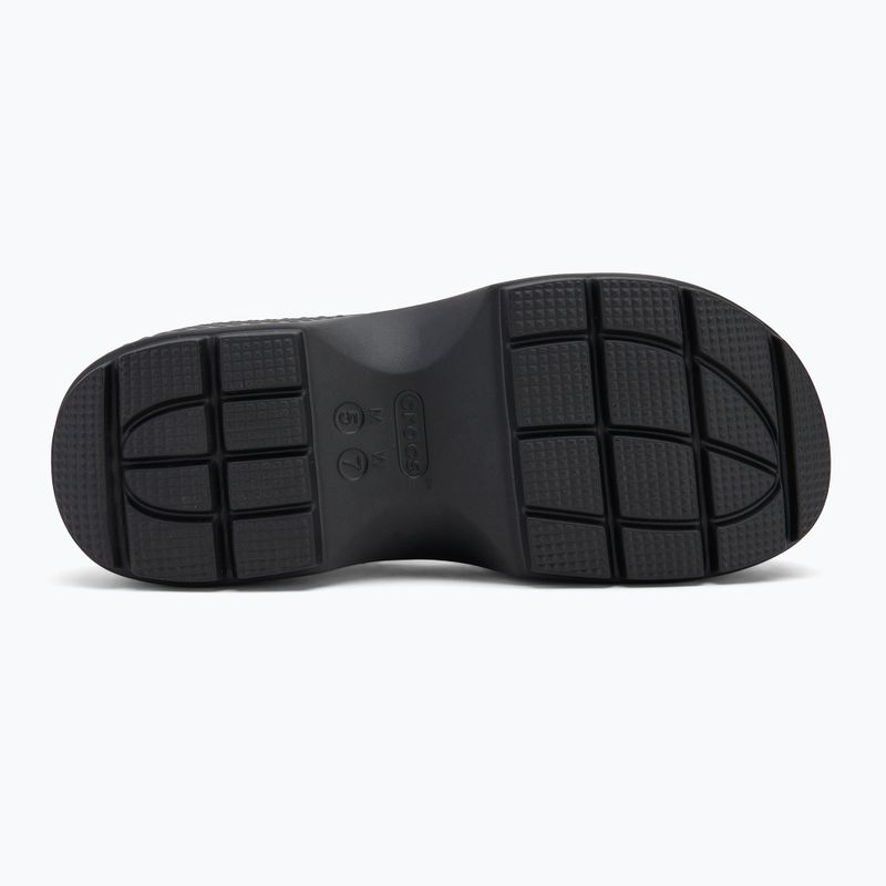 Crocs Stomp Fisherman Sandal donna nero 4