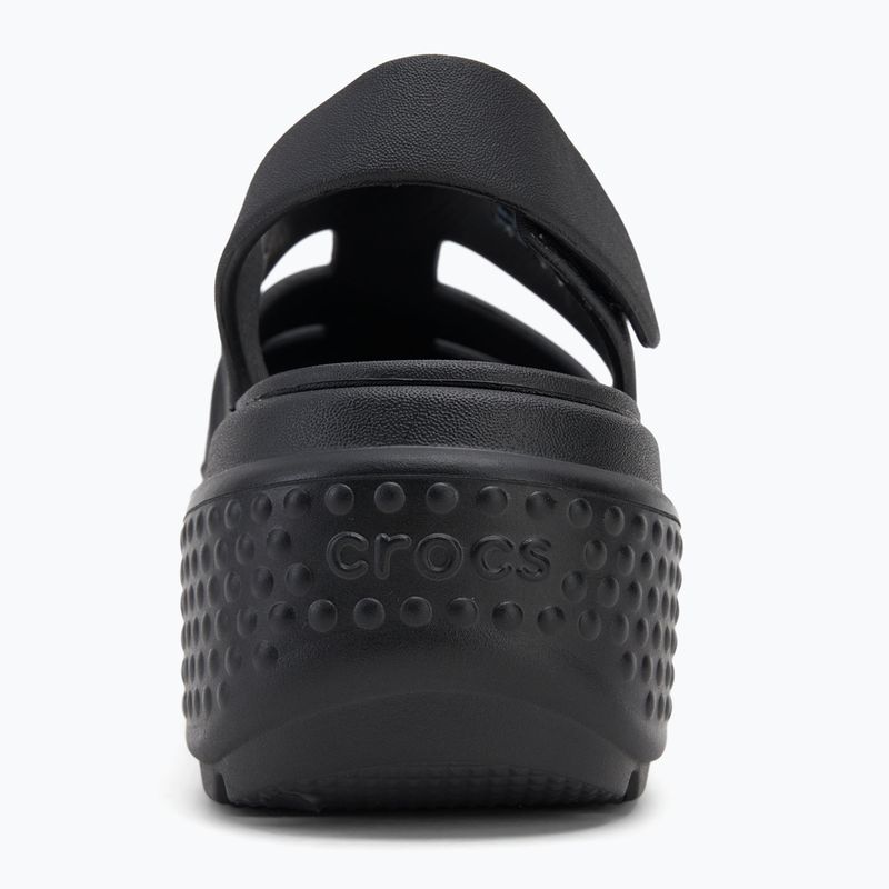 Crocs Stomp Fisherman Sandal donna nero 6