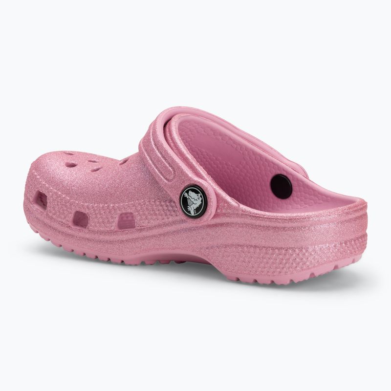 Crocs Classic Glitter Clog Toddler infradito rosa tweed glitterato 4