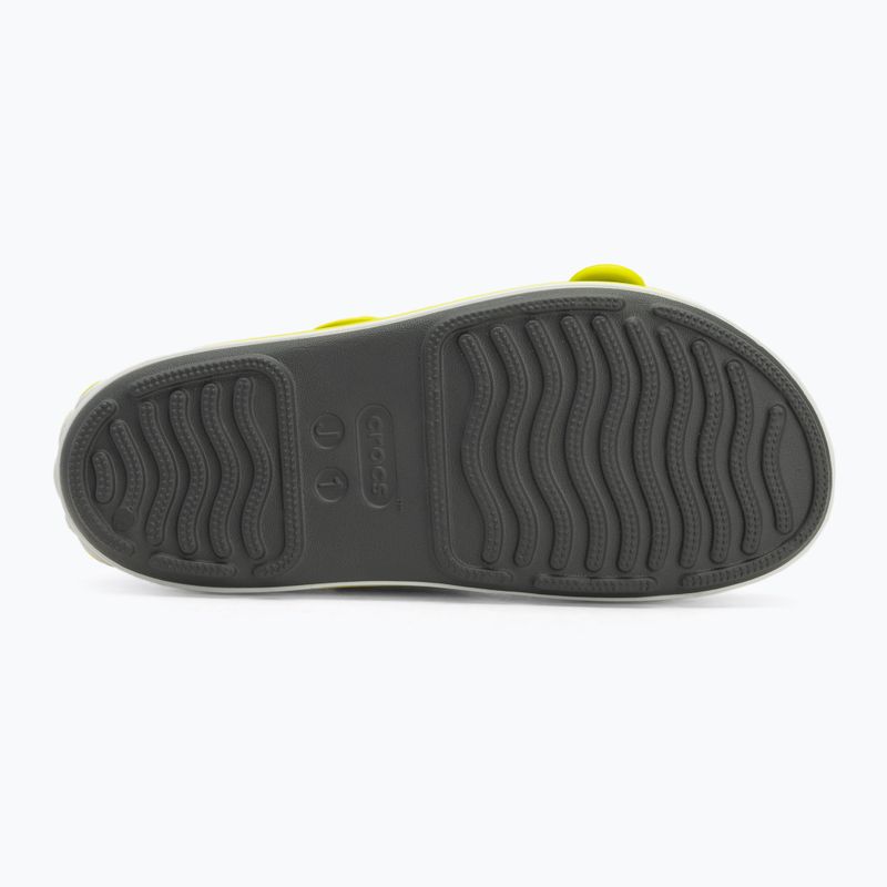 Crocs Crocband Cruiser Bambini sandali grigio ardesia/acidità 4