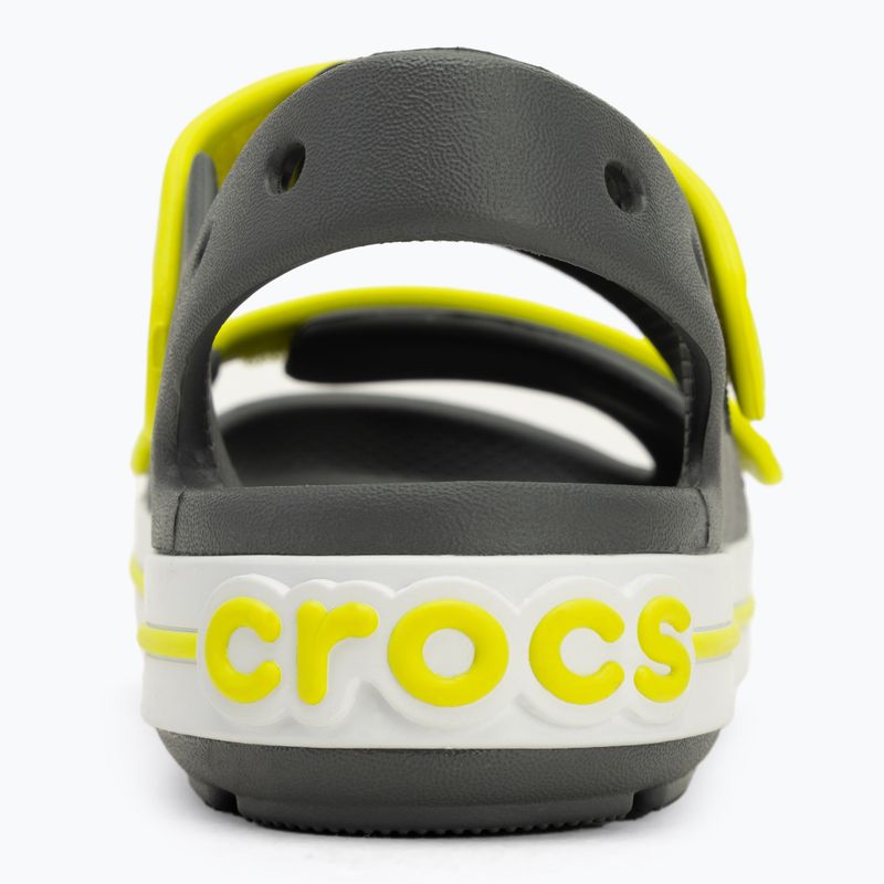 Crocs Crocband Cruiser Bambini sandali grigio ardesia/acidità 6