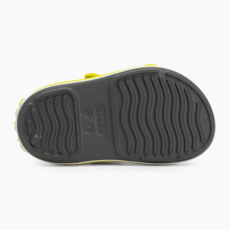 Crocs Crocband Cruiser Sandali per bambini grigio ardesia/acidità 5