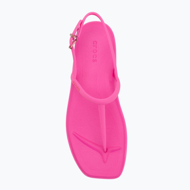 Sandali donna Crocs Miami Thong Flip rosa crush 5