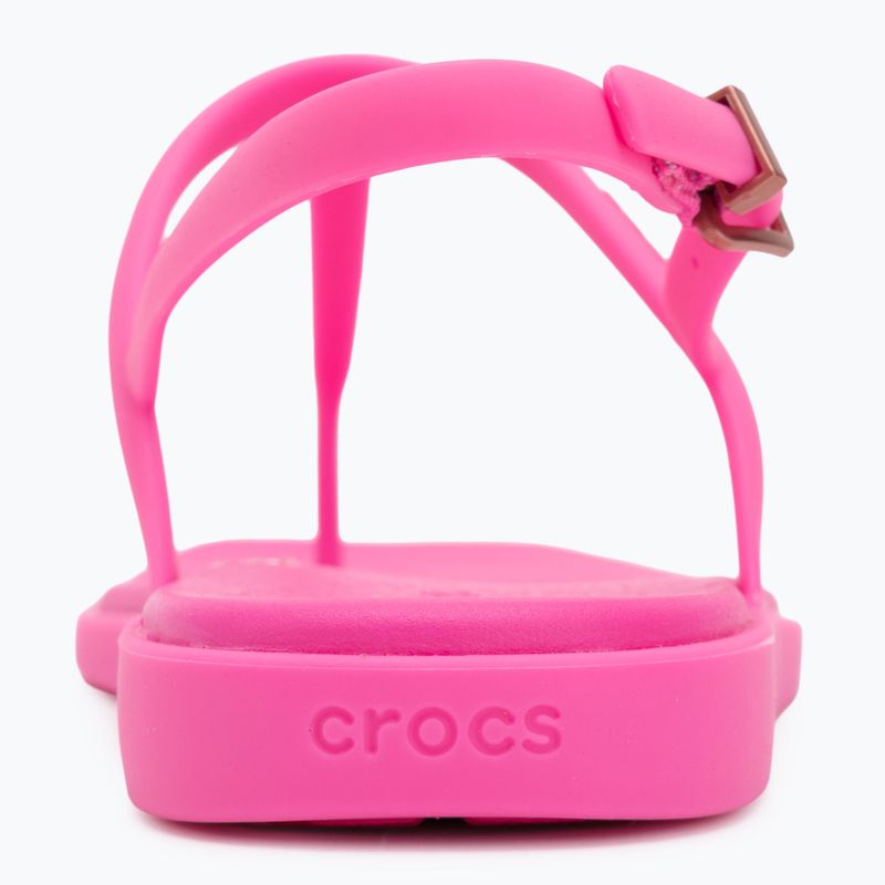 Sandali donna Crocs Miami Thong Flip rosa crush 6