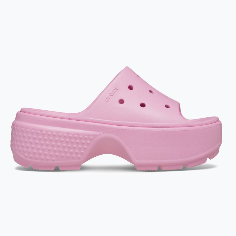 Infradito Crocs Stomp Slide da donna in tweed rosa 9