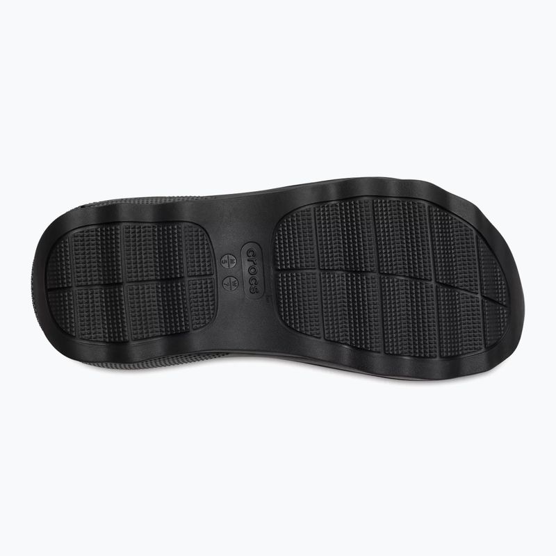 Infradito Crocs Mega Crush Triple Strap nero 2