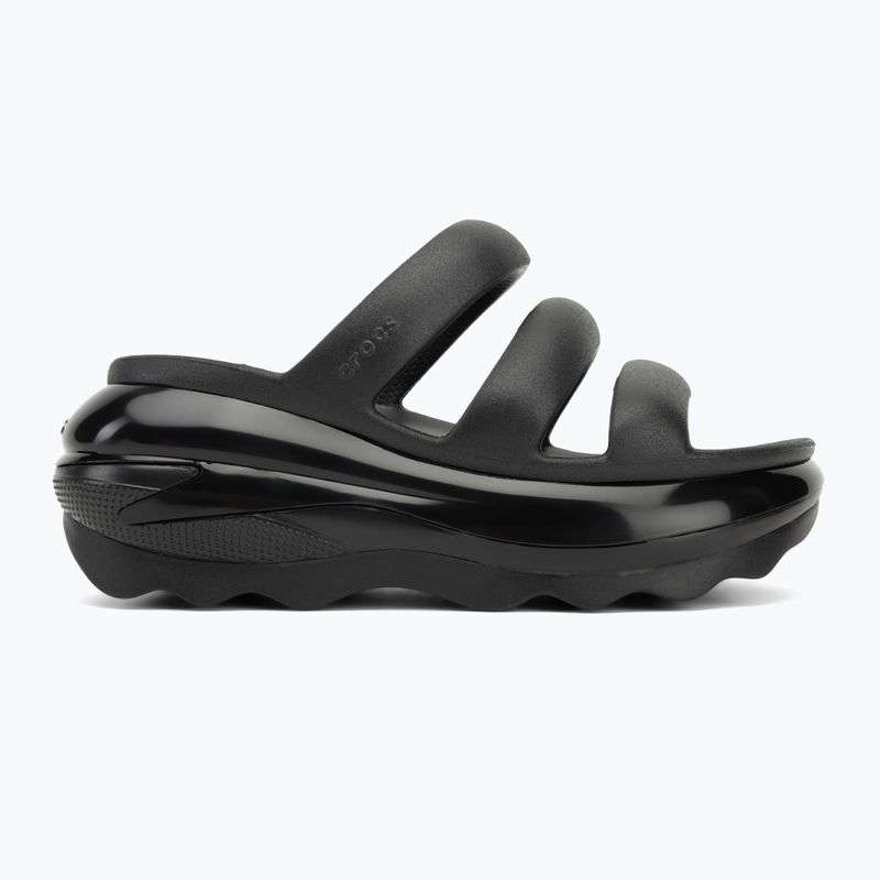 Infradito Crocs Mega Crush Triple Strap nero 2