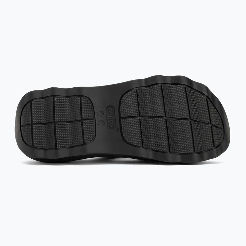 Infradito Crocs Mega Crush Triple Strap nero 4