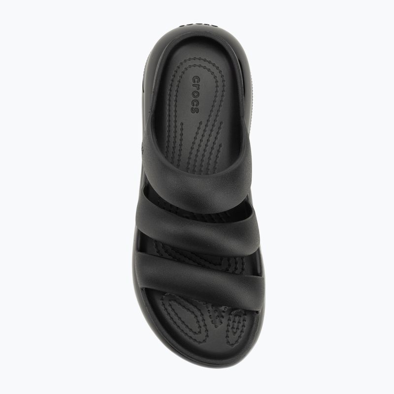 Infradito Crocs Mega Crush Triple Strap nero 5