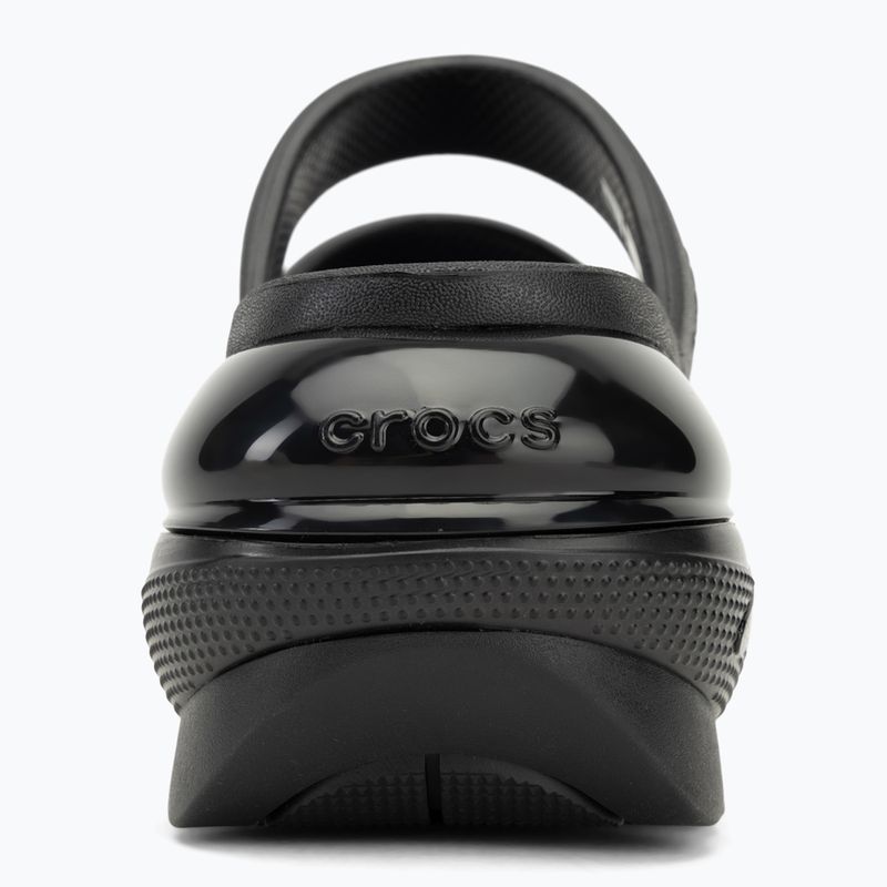 Infradito Crocs Mega Crush Triple Strap nero 6