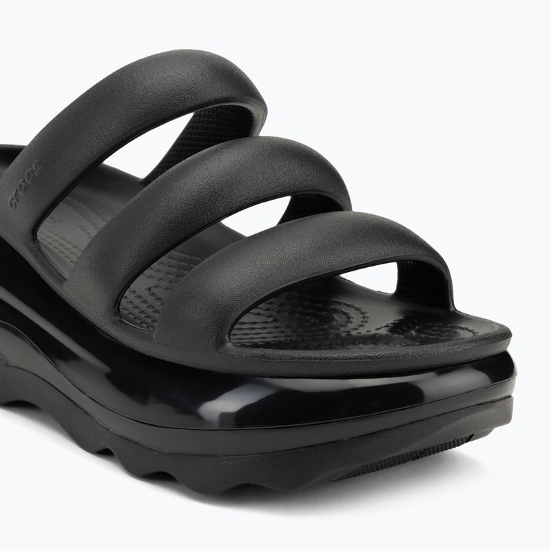 Infradito Crocs Mega Crush Triple Strap nero 7