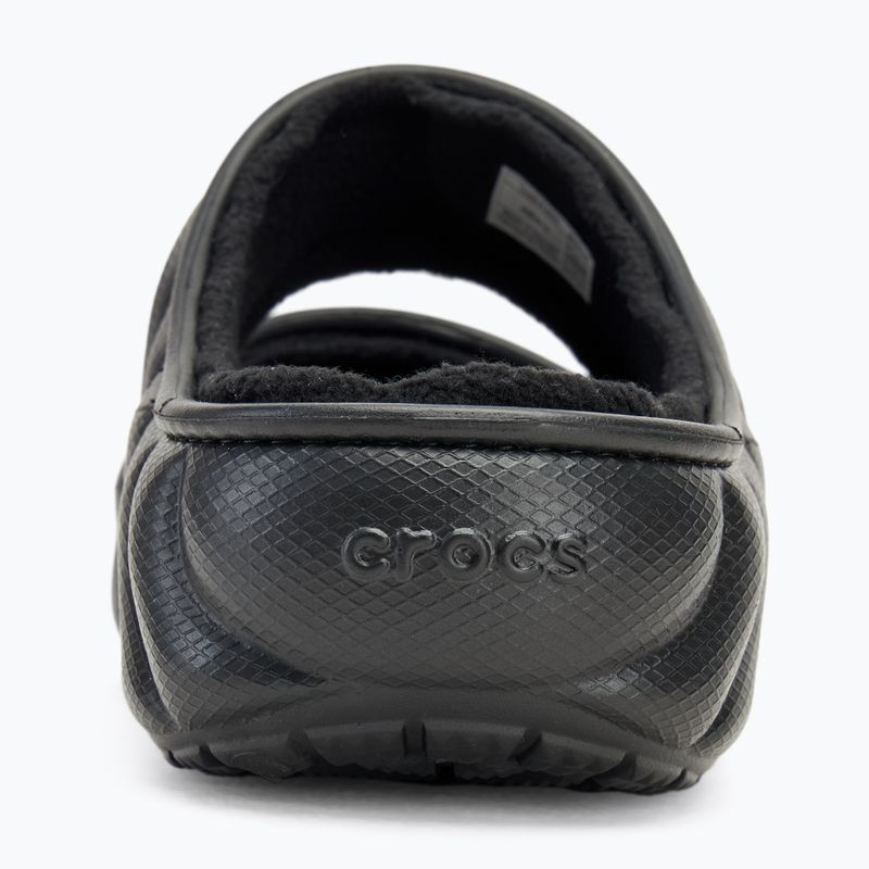 Crocs Classic Cozzzy Overpuff Sandal nero 6