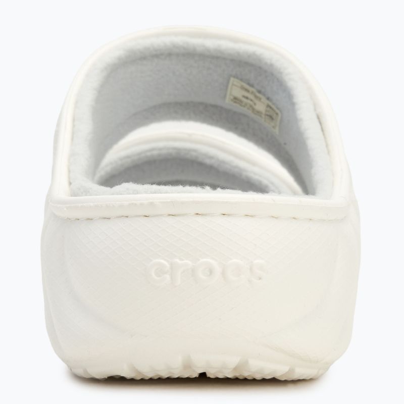 Crocs Classic Cozzzy Overpuff Sandal bianco 6