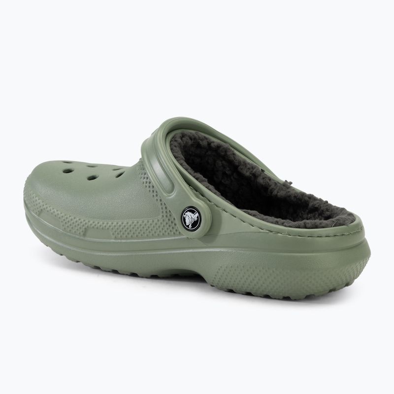 Crocs Classic Clog foderato muschio/multi Ciabatte 4