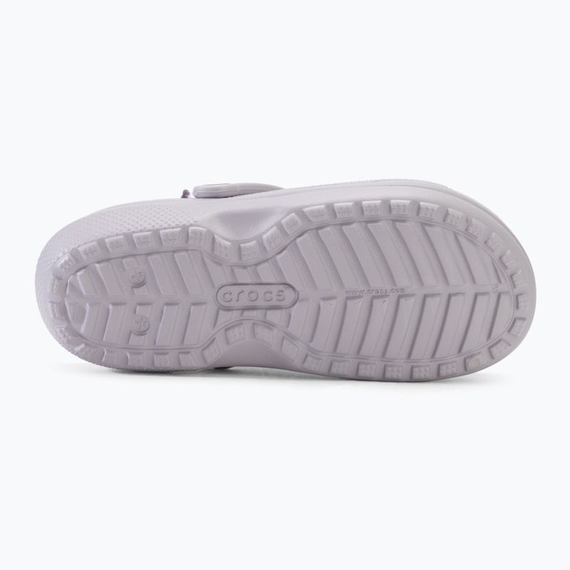 Crocs Classic Lined Clog Ciabatte malva nebbia/nebbia malva 5