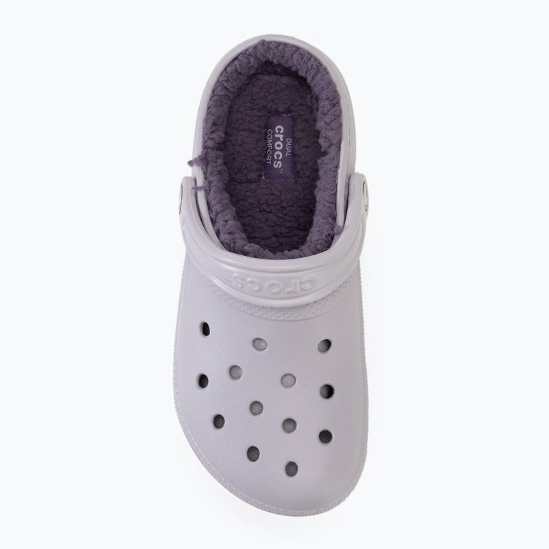 Crocs Classic Lined Clog Ciabatte malva nebbia/nebbia malva 6