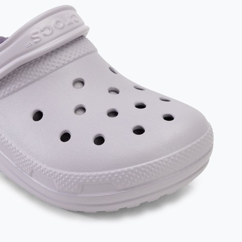 Crocs Classic Lined Clog Ciabatte malva nebbia/nebbia malva 8