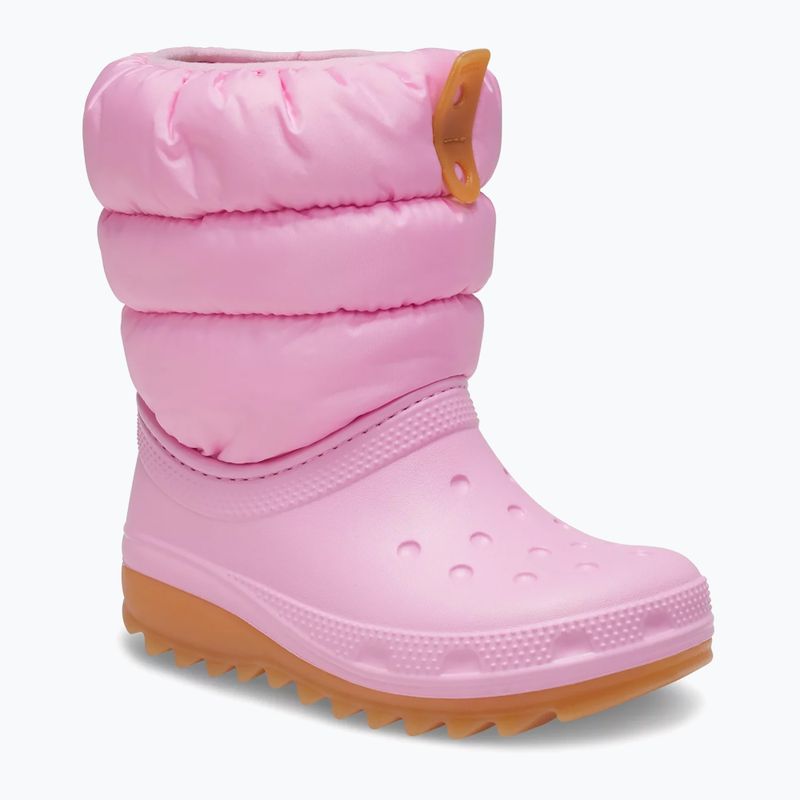 Stivali da neve junior Crocs Classic Neo Puff pink tweed/gum 8