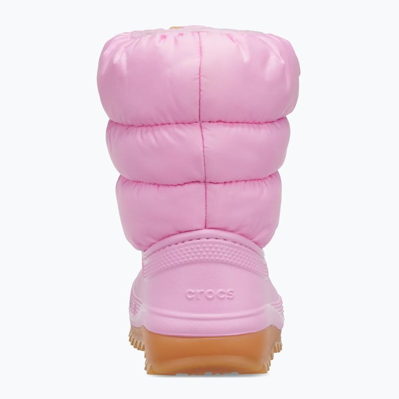 Stivali da neve junior Crocs Classic Neo Puff pink tweed/gum 11