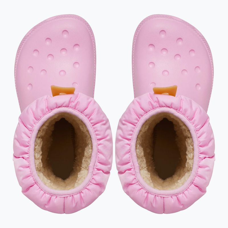 Stivali da neve junior Crocs Classic Neo Puff pink tweed/gum 12