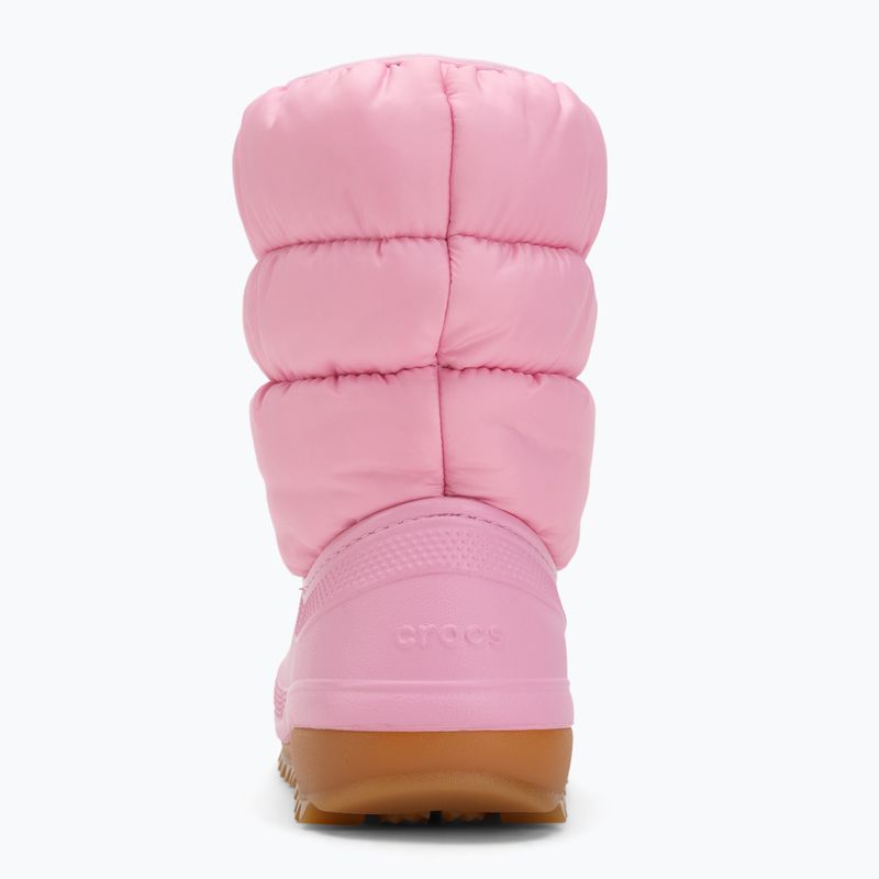 Stivali da neve junior Crocs Classic Neo Puff pink tweed/gum 6