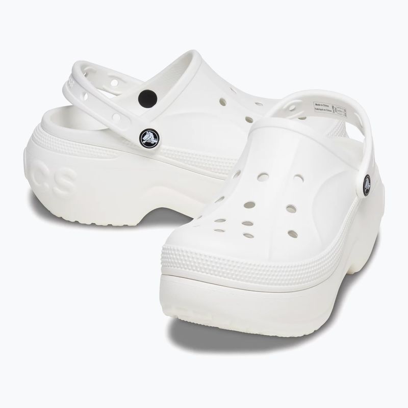 Ciabatte da donna Crocs Bella white 6