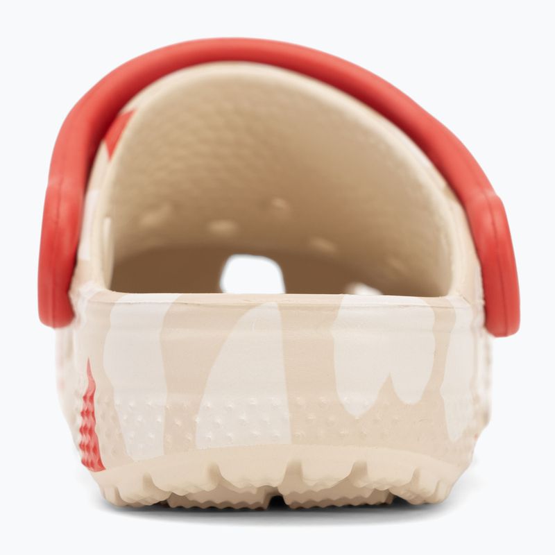 Crocs Classic Heart Print Clog sandstone infradito per bambini 7