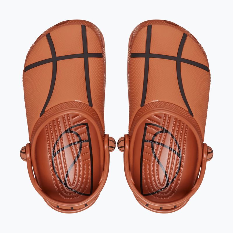 Crocs Classic Basketball Clog K sienna infradito per bambini 4