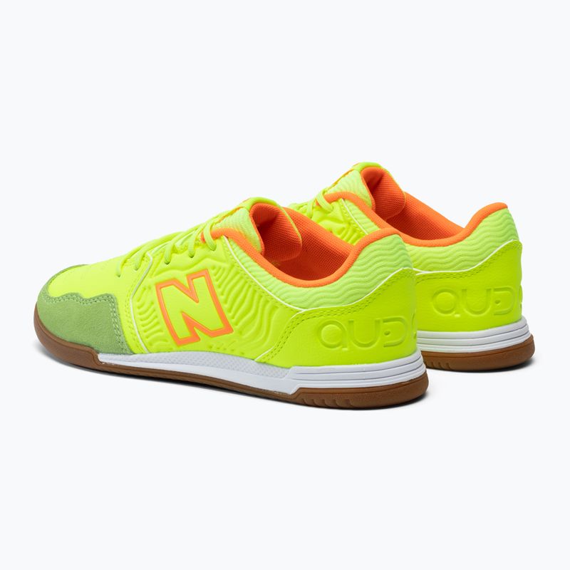 Scarpe da calcio per bambini New Balance Audazo V5+ Command IN giallo 3