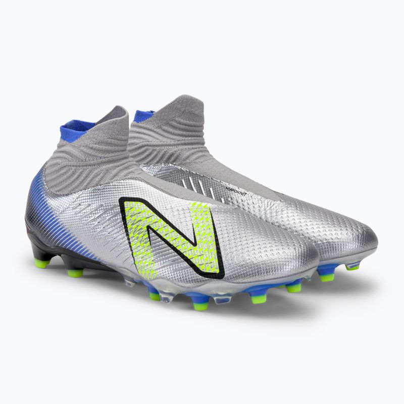 Scarpe da calcio New Balance uomo Tekela V4 Pro FG argento 4