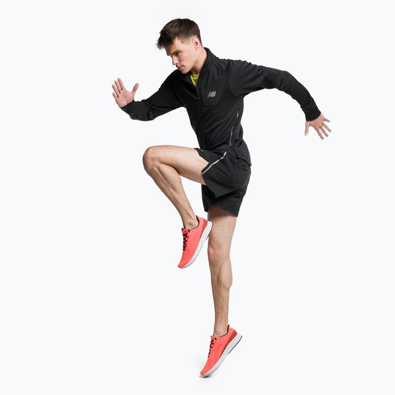 Felpa da corsa New Balance Heat Grid Half Zip Uomo nero 2