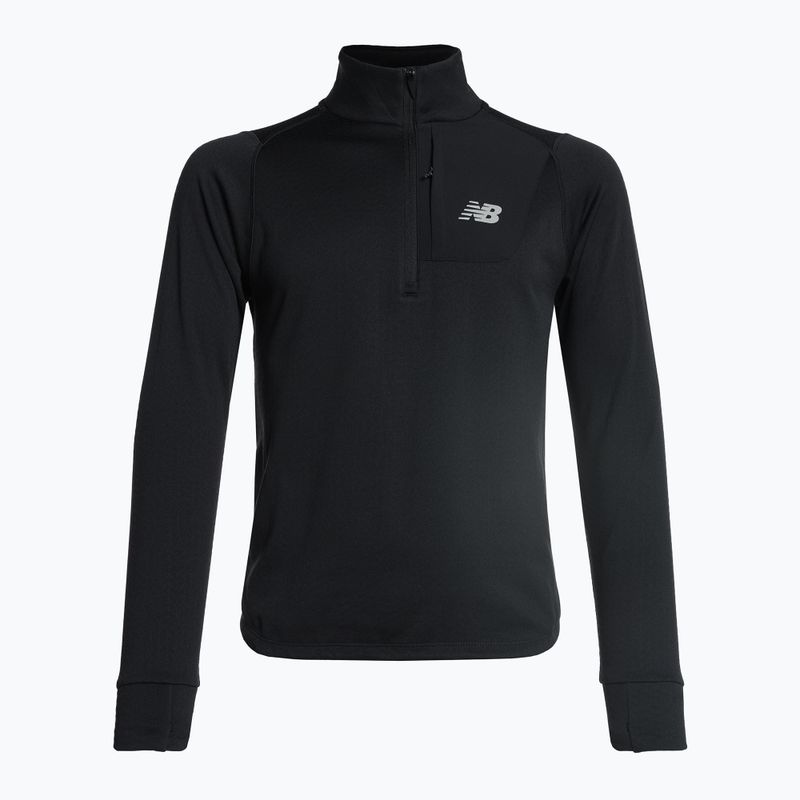 Felpa da corsa New Balance Heat Grid Half Zip Uomo nero 7
